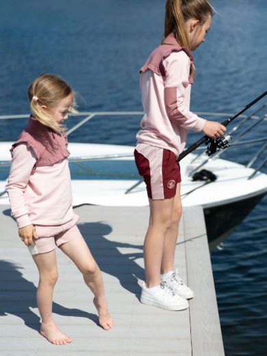 Bilde av WoolLand Moelv sweater brushed fleece RoseSmoke